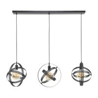 Sofia hanglamp 3L - artic zwart