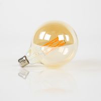 Fraaai LED lamp gloeidraad bol 12,5 cm E27 amber