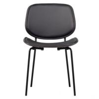 Close In eetkamerstoel kunstleer zwart van het woonmerk BePureHome