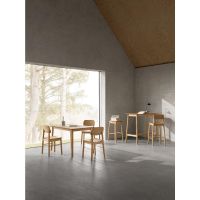 Nøra Elin eetkamerstoel | naturel oak onderstel | matt oak - naturel