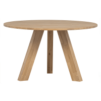 Rhonda eettafel ø129 cm eiken naturel van het woonmerk Woood