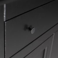 Eva meidenkast grenen - zwart