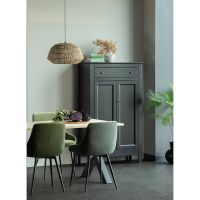 Combi-Tablo: eiken 180x90 cm & alkmaar poot