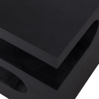 Toma bijzettafel mangohout - zwart