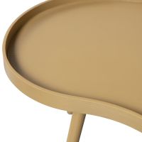 Mae bijzettafel organisch langwerpig hout - alpaca