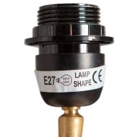 Tafellampvoet papier mache - naturel