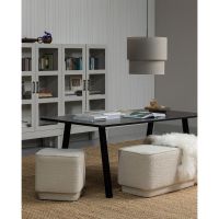 Eettafel combi-tablo - 220 x 90 cm - blacknight van het woonmerk Woood