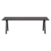 Eettafel combi-tablo - 220 x 90 cm - blacknight van het woonmerk Woood
