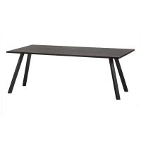 Eettafel combi-tablo - 220 x 90 cm - blacknight van het woonmerk Woood