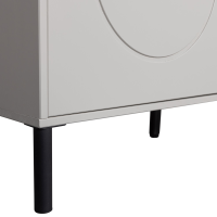 Woood Xina garderobekast grenen - wolkengrijs