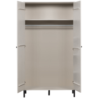 Woood Xina garderobekast grenen - wolkengrijs