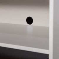 Woood Yissa tv-meubel met lade/open vak grenen - wolkengrijs