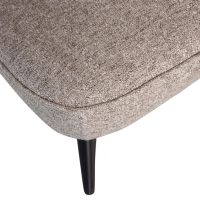 Sara fauteuil - geweven stof - naturel melange van het woonmerk Woood