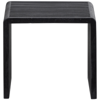 Willa bijzettafelset van 2 recycled teak - zwart