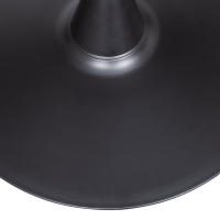 Woood Bistro trompetvoet metaal 72xø60 cm - zwart