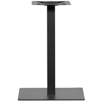 Woood Bistro vierkante buisvoet metaal 72x50x50 cm - zwart