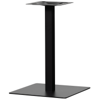 Woood Bistro vierkante buisvoet metaal 72x50x50 cm - zwart