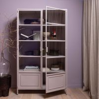 Ronja vitrinekast XL metaal