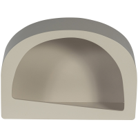 Noam wanddeco halfrond hout - dust