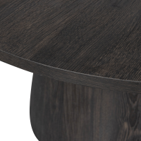 Maan salontafel mdf 45xø60 cm - donkerbruin