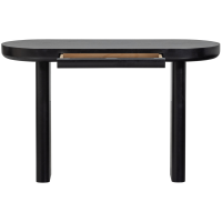 Mael bureau/sidetable fineer - zwart