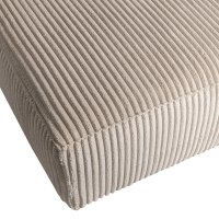 Bean chaise loungue links grove ribstof - travertin