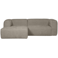 Woood Bean chaise longue links grove melange - travertin