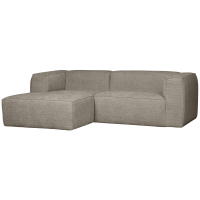 Woood Bean chaise longue links grove melange - travertin