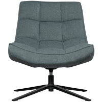 Maudi draaifauteuil - blue stone