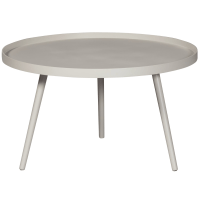 Woood Mesa bijzettafel xl 39xø78 cm hout - zand