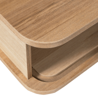 Jena hangend nachtkastje links/rechts hout - naturel