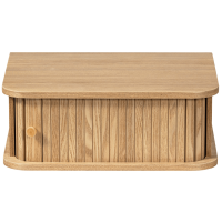 Jena hangend nachtkastje links/rechts hout - naturel