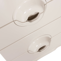 Woood Merge ladekast 4 lades hout - greige