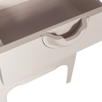 Woood Merge ladekast 4 lades hout - greige