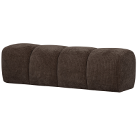 Mojo eetbankje 164 cm geweven ribstof