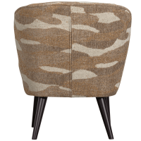 Woood Sara fauteuil geweven camouflage - groen