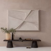 Woood Clyde bankje hout - donkerbruin