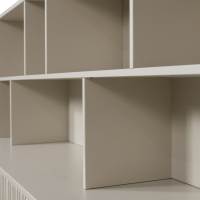 New gravure wandkast - grenen dust