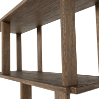 Riss boekenkast eikenhout 186x90 cm - naturel