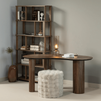 Riss boekenkast eikenhout 186x90 cm - naturel