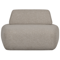 Sterck fauteuil met verplaatsbare rugleuning - naturel