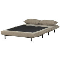 Woood Xem 1-persoons slaapbank velvet - naturel