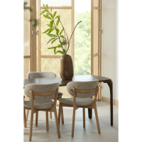 Fiore eettafel 230x95 cm mangohout - donkerbruin