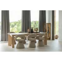 Gianna vaas aluminium - zand