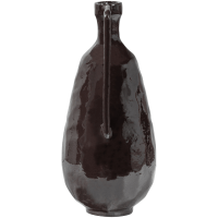 Woood Indre vaas aluminium - bruin