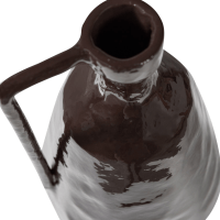 Woood Indre vaas aluminium - bruin