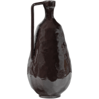Woood Indre vaas aluminium - bruin