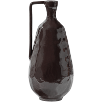 Woood Indre vaas aluminium - bruin