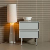 Woood Tours ladekast/nachtkastje 2 lades melamine/mdf