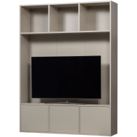 Meggy tv opbergkast 160 cm - grenen dust
